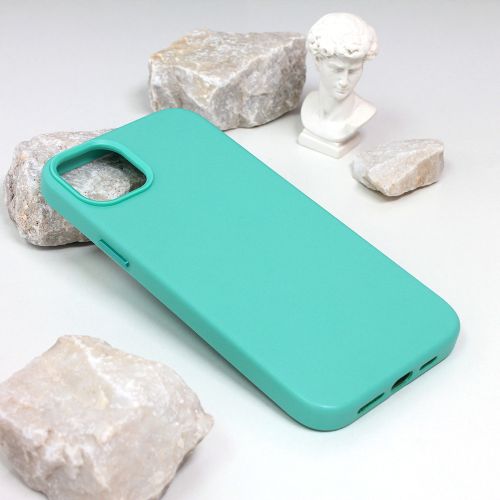 Futrola - maska Beautiful Shine Leather iPhone 14 Plus 6.7 mint.