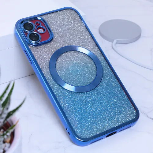 Futrola - maska Shine Magsafe za iPhone 11 6.1 plava.