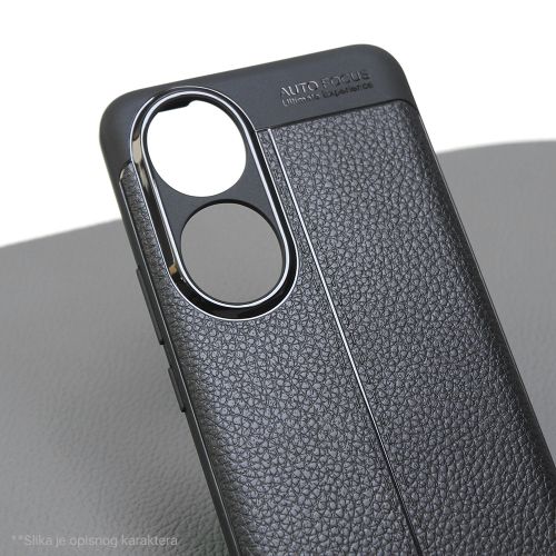 Futrola - maska Leather za Xiaomi Redmi 13C plava.