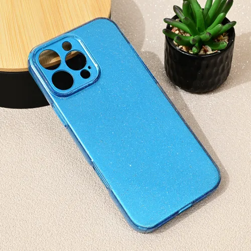 Futrola - maska Sparkle Dust za iPhone 16 Pro Max 6.9 plava.