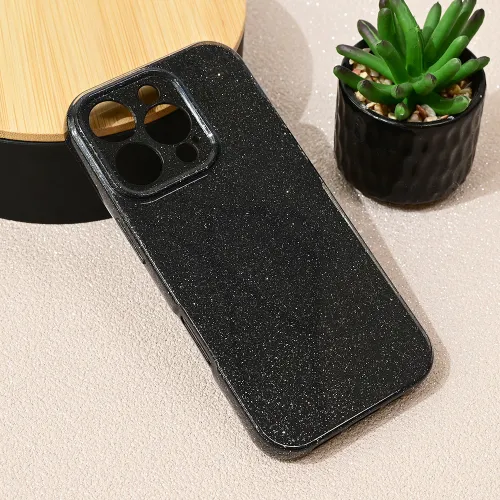 Futrola - maska Sparkle Dust za iPhone 16 Pro 6.3 crna.