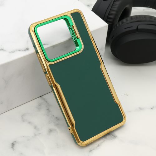 Futrola - maska GOLD LUXE za Xiaomi Redmi Note 13 4G zelena (MS).