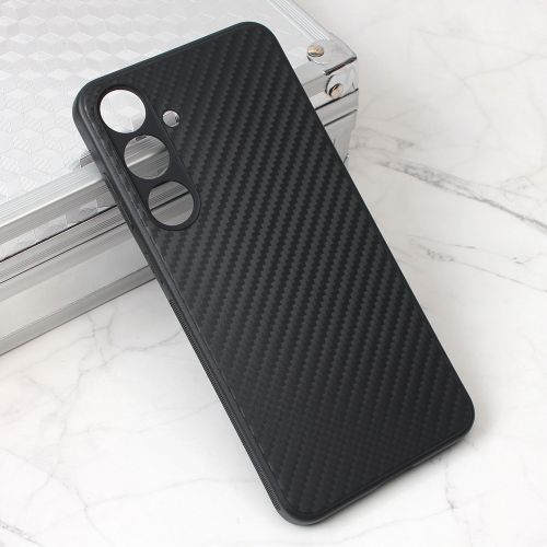 Futrola - maska Carbon fiber za Samsung S721B Galaxy S24 FE crna.