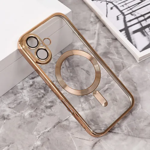 Futrola - maska Magsafe Lux za iPhone 16 6.1 zlatna.
