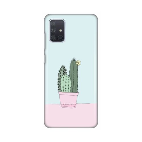 Silikonska futrola - maska print za Samsung A715F Galaxy A71 Cactus.