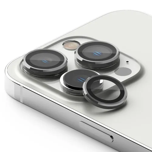 Zastita za kameru RING za iPhone 16 Pro (6.3)/16 Pro Max (6.9) srebrna (MS).