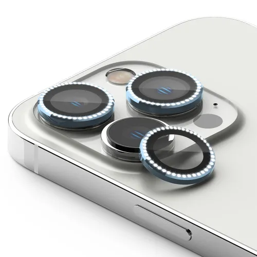 Zastita za kameru DIAMOND za iPhone 16 Pro (6.3)/16 Pro Max (6.9) plava (MS).