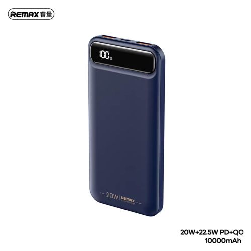 Power Bank prenosiva baterija Remax Bole Series RPP-520 PD20W+QC22.5W Fast Charging 10000mAh plavi.