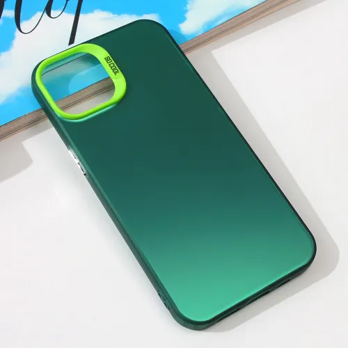 Futrola - maska providna za iPhone 14 6.1/13 6.1 zelena.