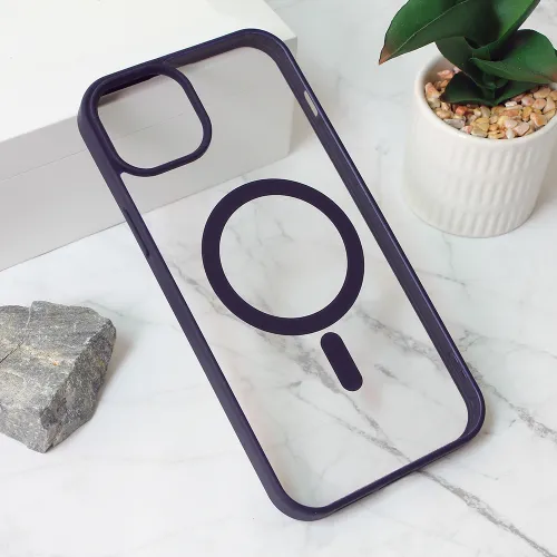 Futrola - maska Magesafe za iPhone 15 Plus 6.7 ljubicasta.