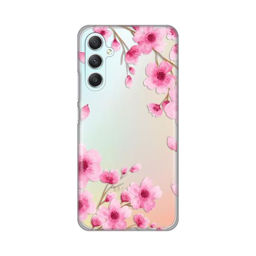 Silikonska futrola - maska print Skin za Samsung A346 Galaxy A34 5G 5G Rose flowers.