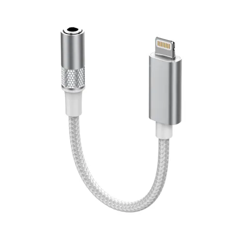Adapter LDNIO LSY80i za slusalice iPhone Lightning na 3.5mm beli.
