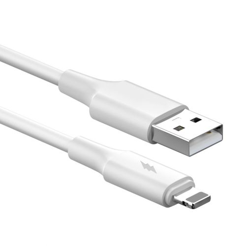 USB Data kabl KONFULON DL48, 2.4A, USB na iPhone lightning beli 1m.