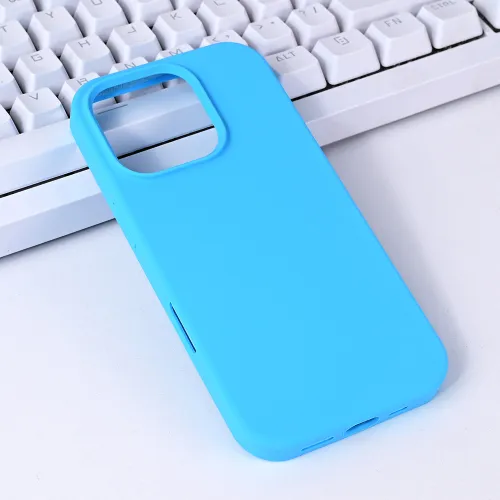 Futrola - maska Summer color za iPhone 16 Pro 6.3 svetlo plava.