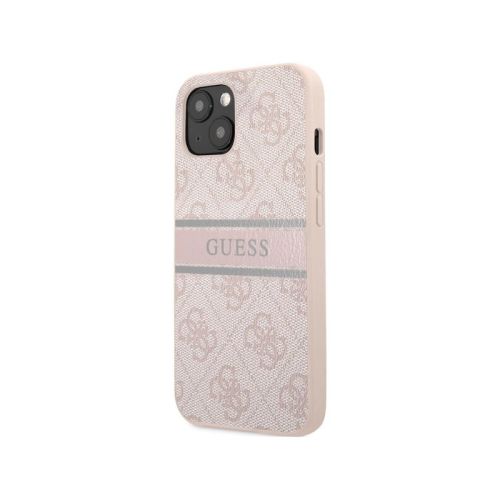 Futrola - maska Guess Hc PU 4G Stripe za iPhone 14 6.1 pink(GUHCP14S4GDPI).