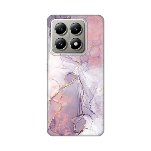 Silikonska futrola - maska print za Xiaomi 14T Pink Marble.