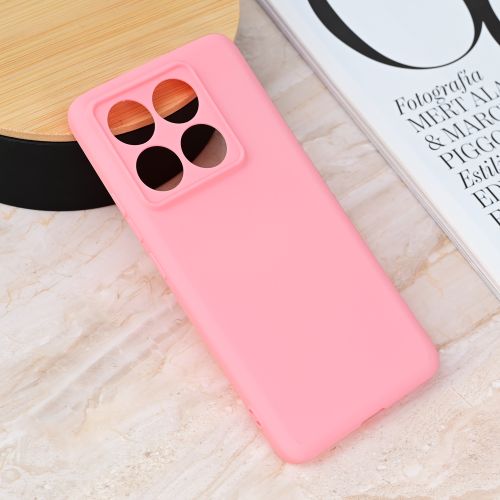 Futrola - maska Teracell Giulietta za Xiaomi 14T Pro mat roze.