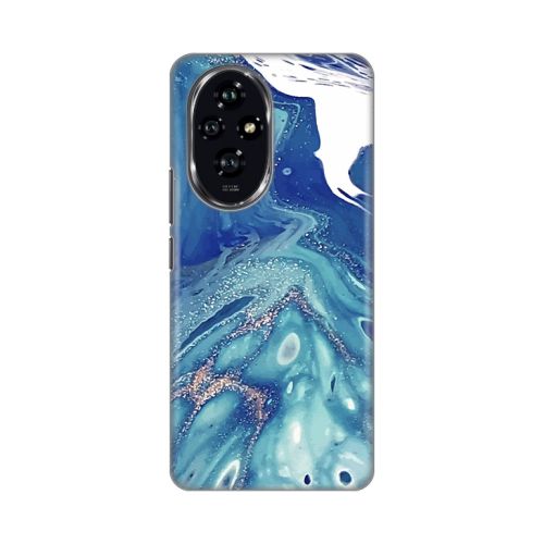 Silikonska futrola - maska print za Huawei Honor 200 Blue Marble.