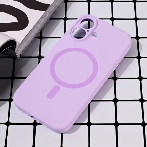 Futrola - maska Magsafe Pure color za iPhone 16 6.1 lila.