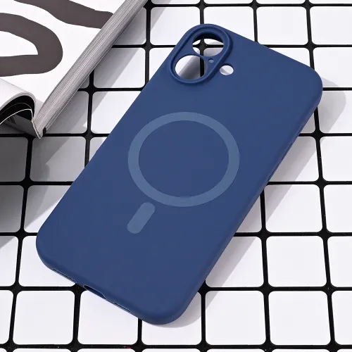 Futrola - maska Magsafe Pure color za iPhone 16 Plus 6.7 plava.