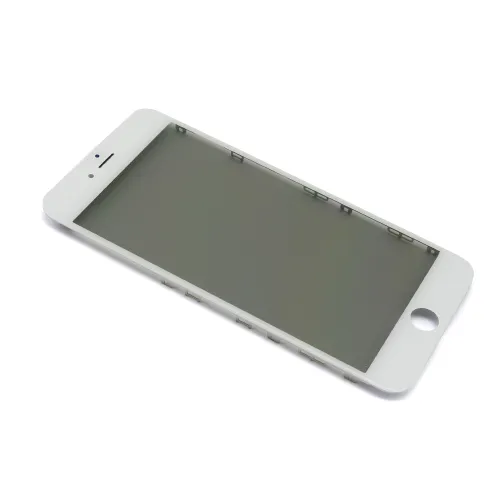Staklo touchscreen-a za iPhone 6S Plus + frame + OCA stiker + polaroid Original (Crown Quality) white (MS).