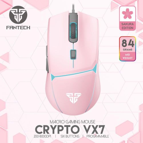 Mis Gaming Fantech VX7 Crypto Sakura.