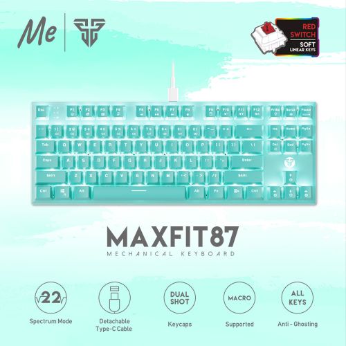 Tastatura Mehanicka Gaming Fantech MK856 RGB Maxfit 87 (Red switch) Mint Edition.