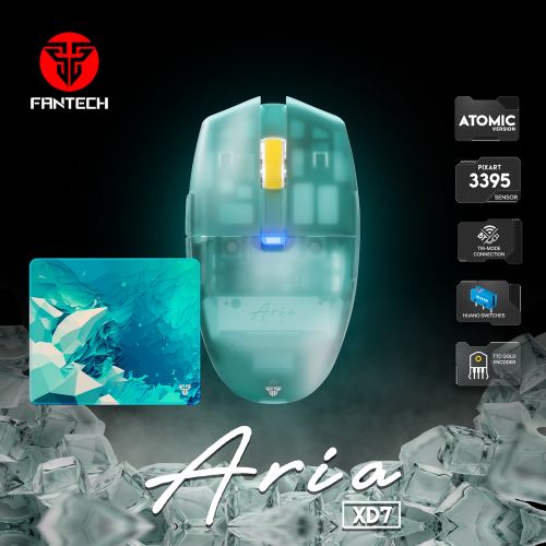 Mis Wireless Gaming Fantech XD7 Aria plavi sa podlogom Fantech MP353 Agile plava.