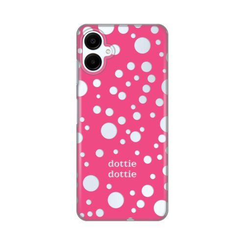 Silikonska futrola - maska print Skin za Samsung A065F Galaxy A06 Dottie Dottie Pink.