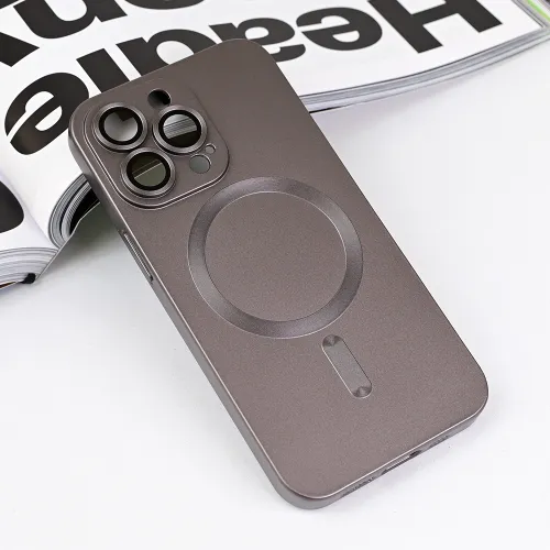 Futrola - maska Magsafe Chrome za iPhone 13 Pro 6.1 siva.