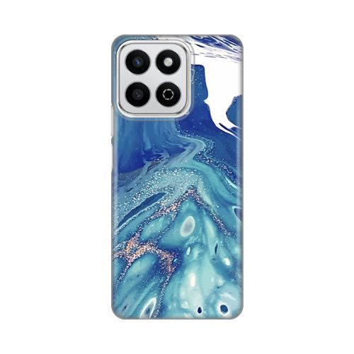 Silikonska futrola - maska print za Huawei Honor 200 Smart/Honor X7c Blue Marble.