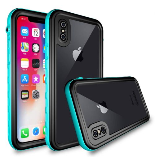 Vodootporna Futrola - maska A new za iPhone X svetlo plava.