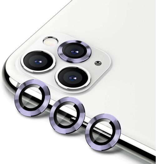 Zastita za kameru RING za iPhone 11 Pro/11 Pro Max ljubicasta (MS).