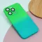 Futrola - maska Rainbow Spring za iPhone 14 Pro 6.1 zeleno svetlo plava.