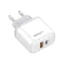 Kucni punjac LDNIO A2526C Fast 3A/45W PD+QC3.0 Type C-Type C beli (MS).