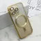 Futrola - maska GLITTER MAGSAFE za iPhone 15 Pro (6.1) zlatna (MS).