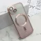 Futrola - maska GLITTER MAGSAFE za iPhone 15 (6.1) roze (MS).