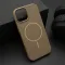 Futrola - maska JELLY MagSafe za iPhone 15 (6.1) tamno zlatna (MS).