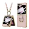 Futrola - maska GOLD EDGE za Samsung F741B Galaxy Z Flip 6 5G roze (MS).