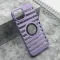 Futrola - maska LINES LOGO CUT za iPhone 14 (6.1) ljubicasta (MS).