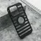 Futrola - maska LINES LOGO CUT za iPhone 15 Pro (6.1) crna (MS).