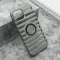 Futrola - maska LINES LOGO CUT za iPhone 15 (6.1) siva (MS).