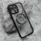 Futrola - maska LENS MAGSAFE za iPhone 15 Pro Max (6.7) crna (MS).
