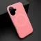 Futrola - maska PASTEL COLOR MagSafe za iPhone 16 (6.1) pink (MS).