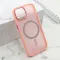 Futrola - maska SHINING MAGSAFE za iPhone 15 (6.1) roze (MS).