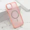 Futrola - maska SHINING MAGSAFE za iPhone 15 Plus (6.7) roze (MS).