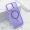 Futrola - maska SHINING MAGSAFE za iPhone 15 Pro Max (6.7) ljubicasta (MS).