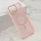 Futrola - maska SILKY MAGSAFE II za iPhone 15 Pro Max (6.7) pink (MS).