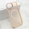 Futrola - maska SILKY MAGSAFE za iPhone 15 (6.1) pink (MS).
