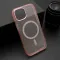 Futrola - maska SPARKLING MagSafe za iPhone 13 (6.1) roze (MS).